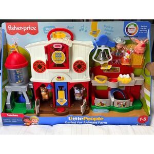 Fisher-Price Little People Caring for Animals Farm Unisex Toddler NEW Playset